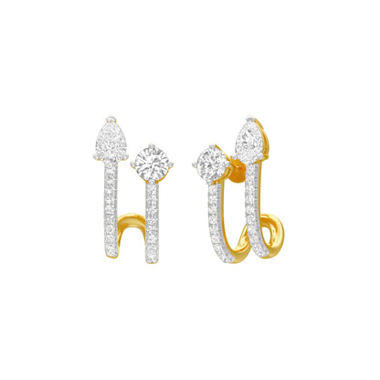 KI-ER00207 18 KT / Yellow Gold