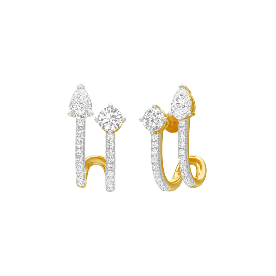 KI-ER00207 18 KT / Yellow Gold