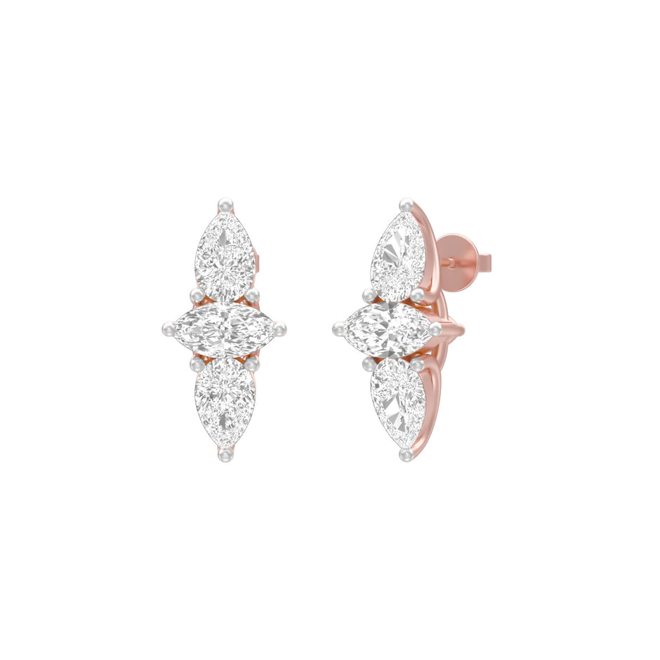 KI-ER00239 18 KT / Rose Gold