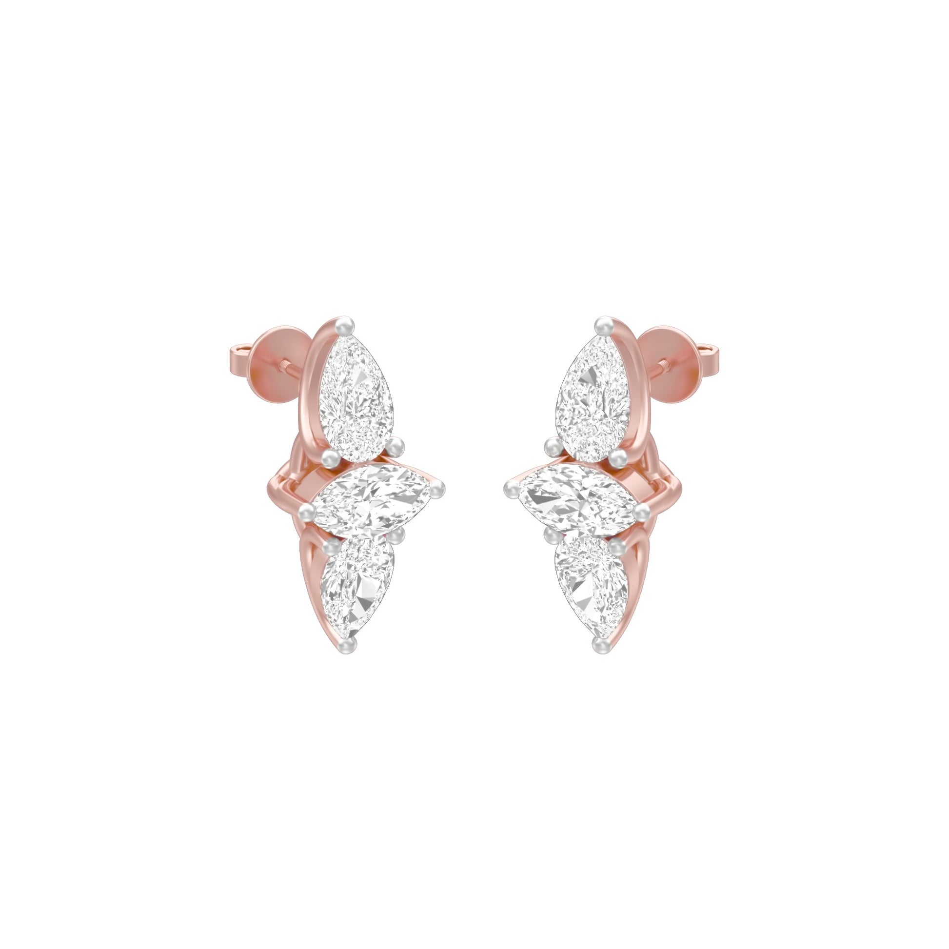 KI-ER00239 18 KT / Rose Gold