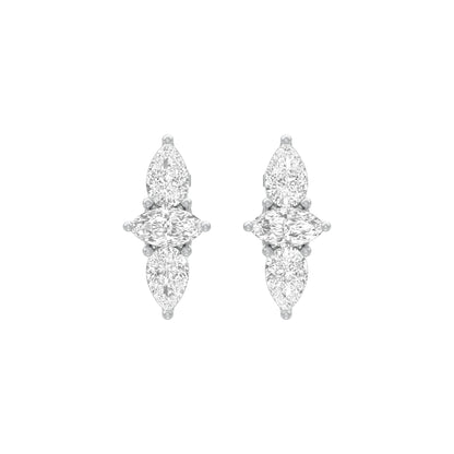 KI-ER00239 18 KT / White Gold