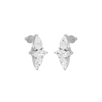 KI-ER00239 18 KT / White Gold