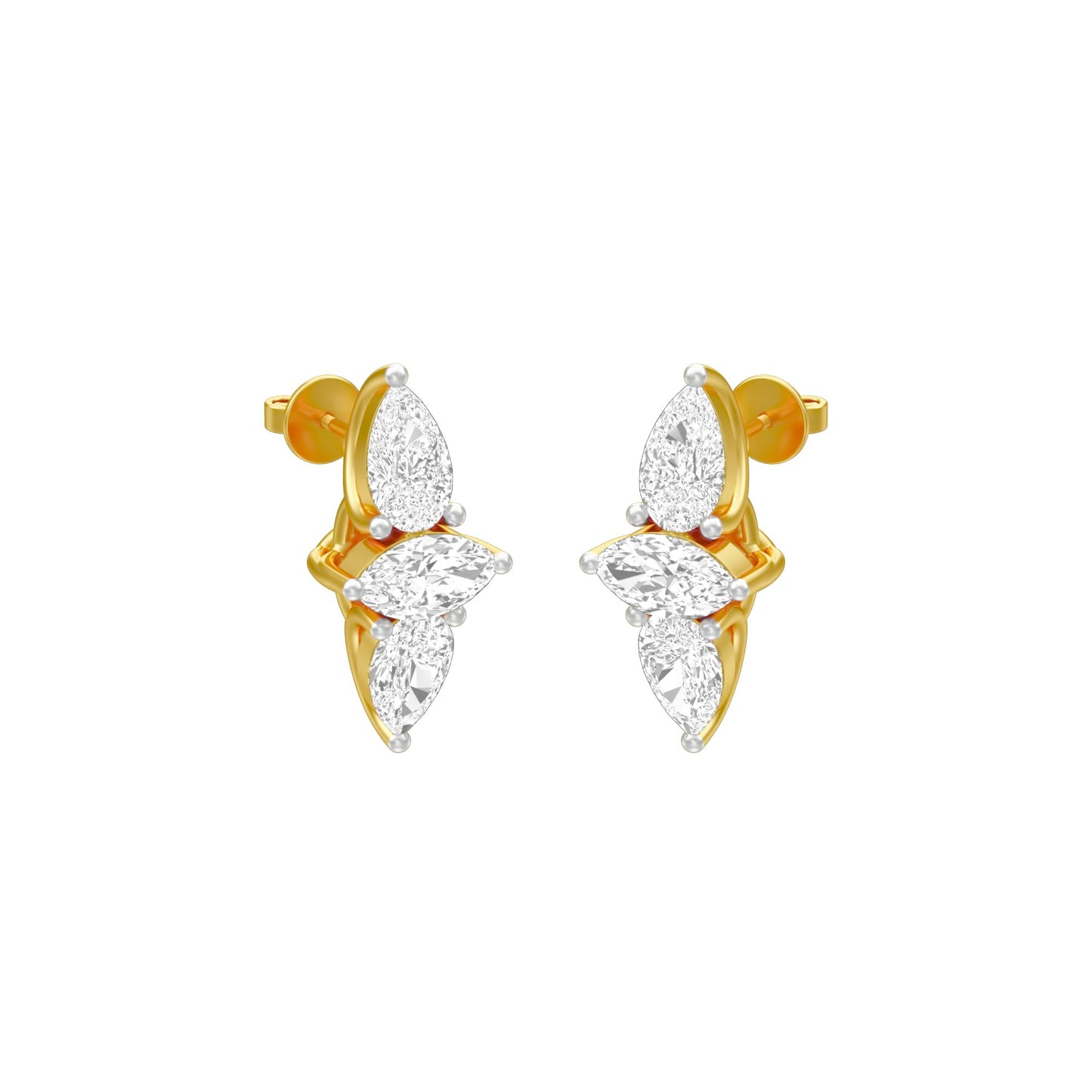 KI-ER00239 18 KT / Yellow Gold
