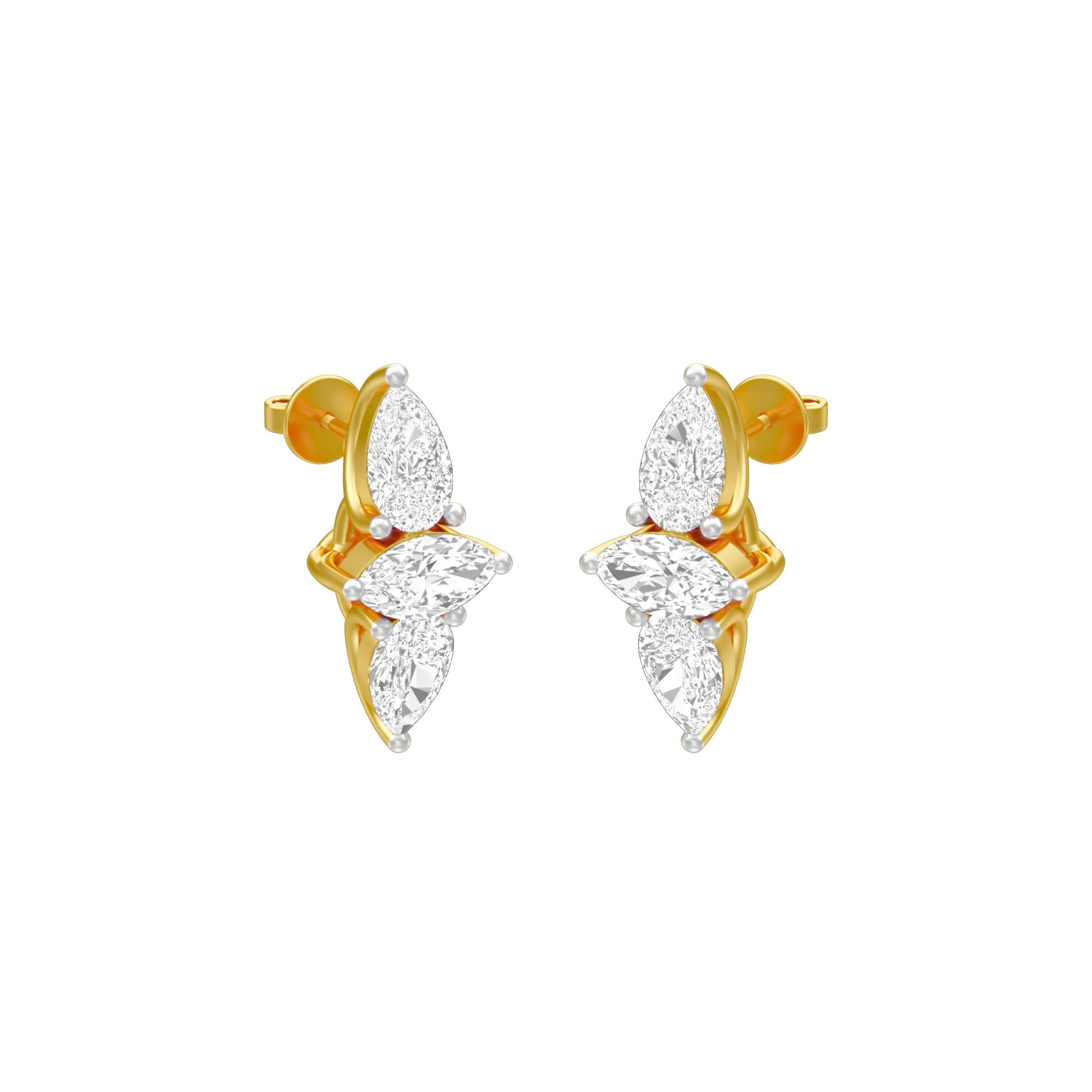 KI-ER00239 18 KT / Yellow Gold
