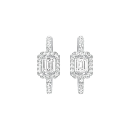 KI-ER00267-045 18 KT / White Gold
