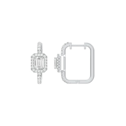 KI-ER00267-045 18 KT / White Gold