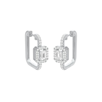 KI-ER00267-045 18 KT / White Gold