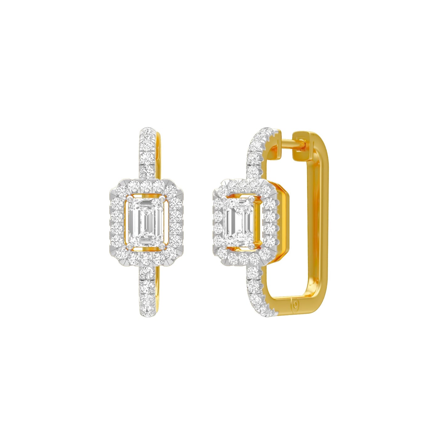 KI-ER00267-045 18 KT / Yellow Gold