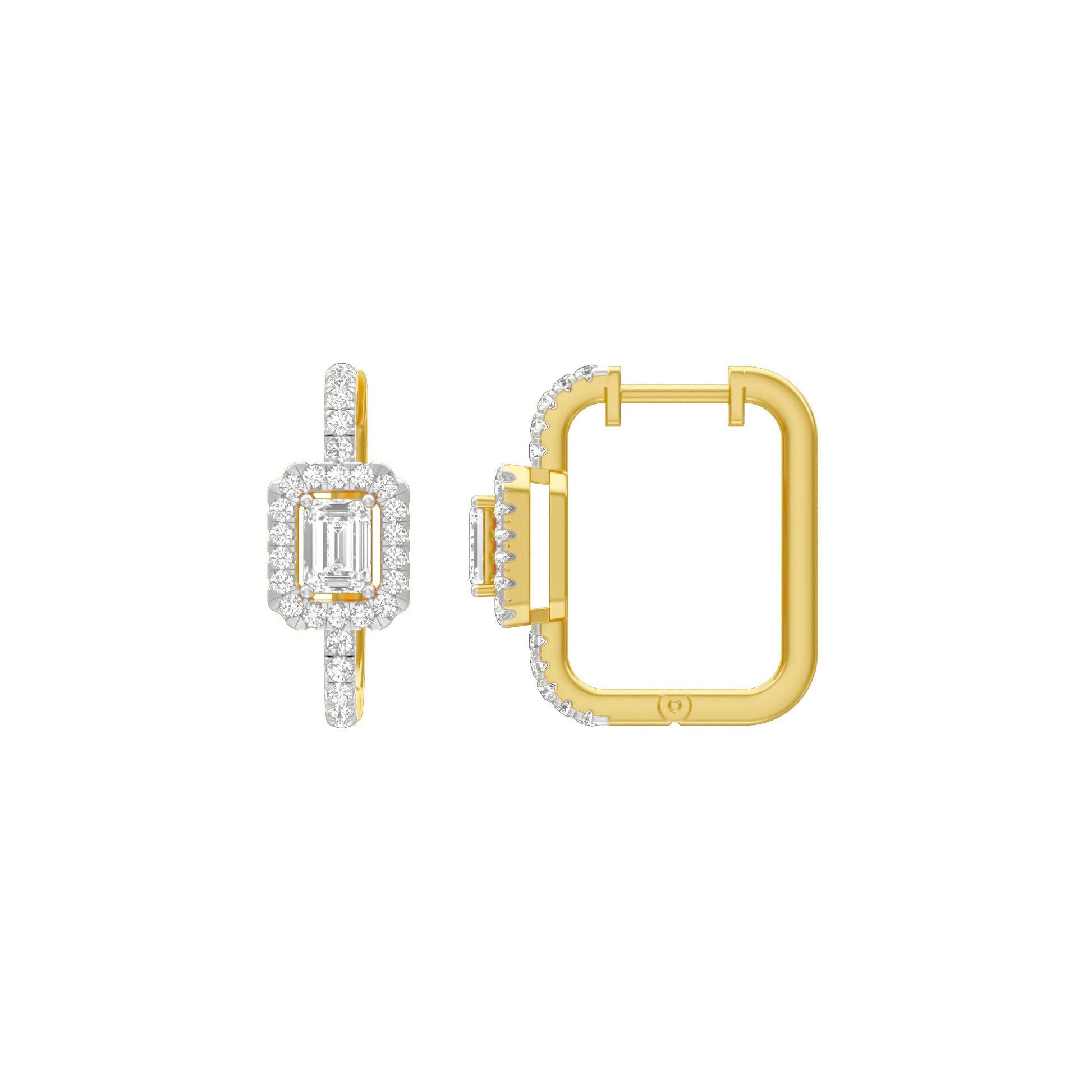 KI-ER00267-045 18 KT / Yellow Gold