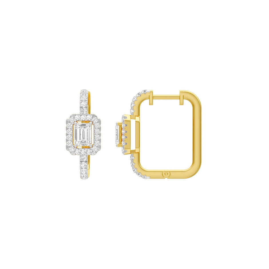 KI-ER00267-045 18 KT / Yellow Gold