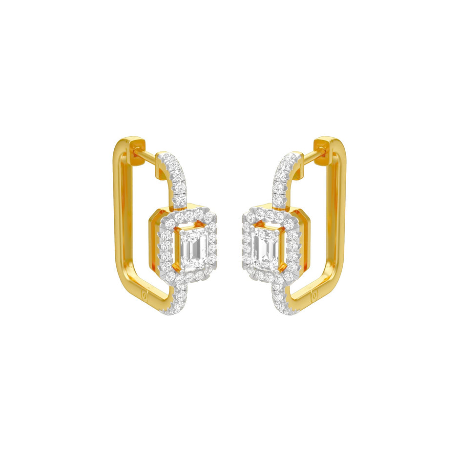 KI-ER00267-045 18 KT / Yellow Gold
