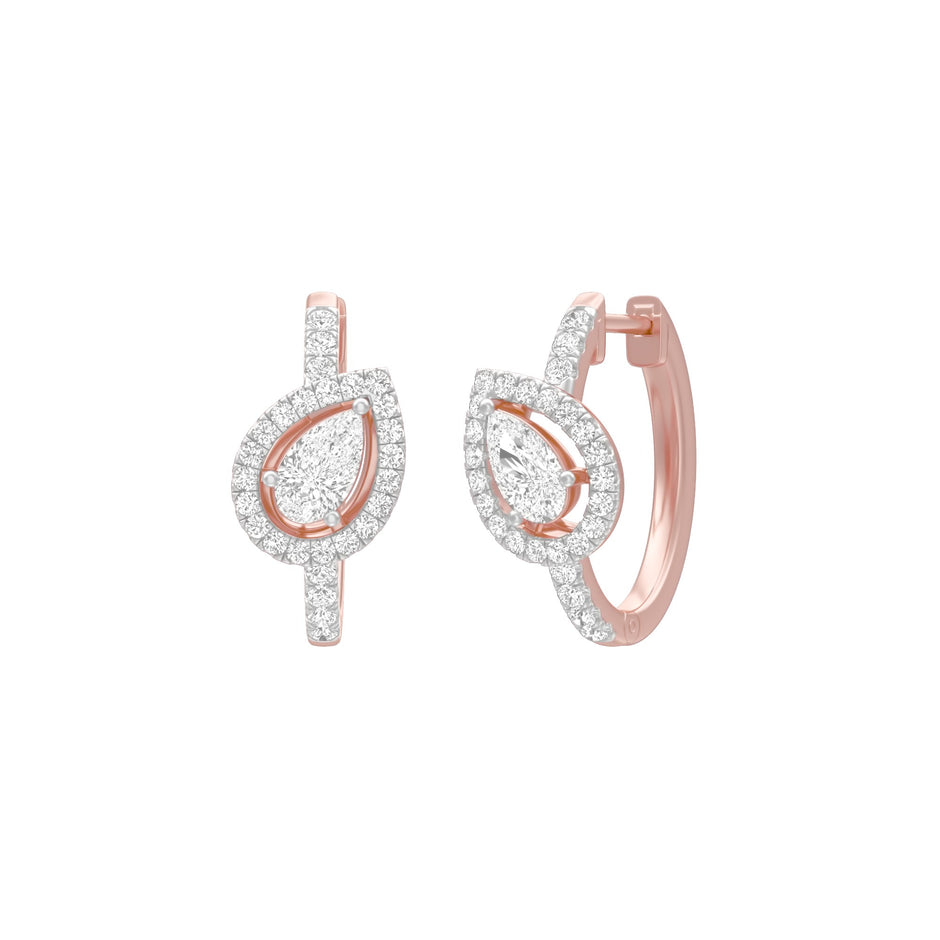 KI-ER00268-040 18 KT / Rose Gold