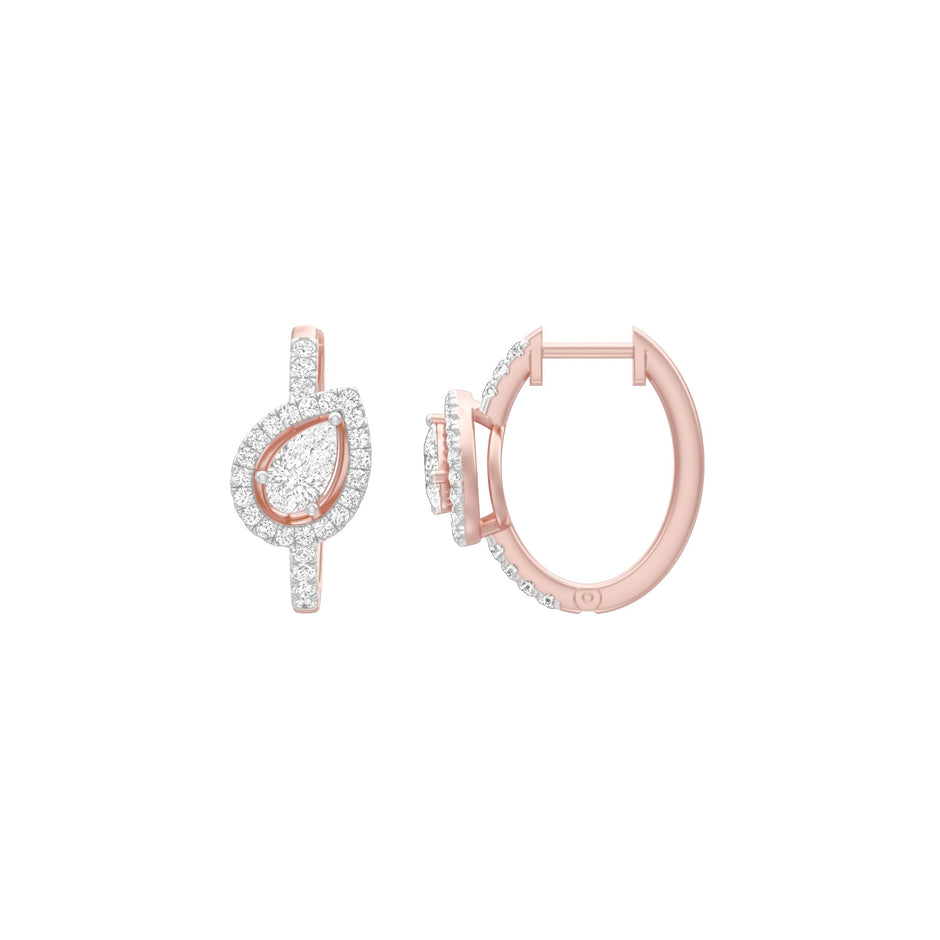 KI-ER00268-040 18 KT / Rose Gold