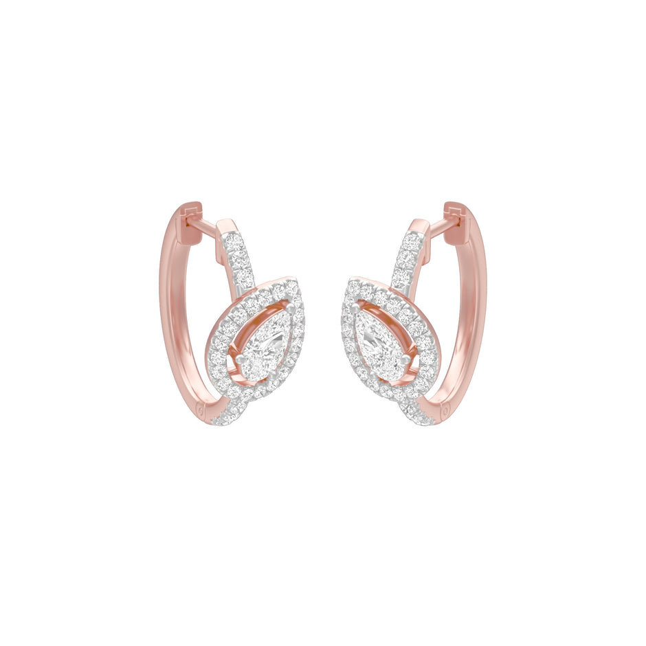 KI-ER00268-040 18 KT / Rose Gold