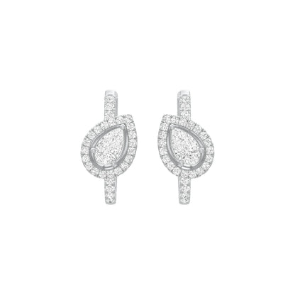 KI-ER00268-040 18 KT / White Gold
