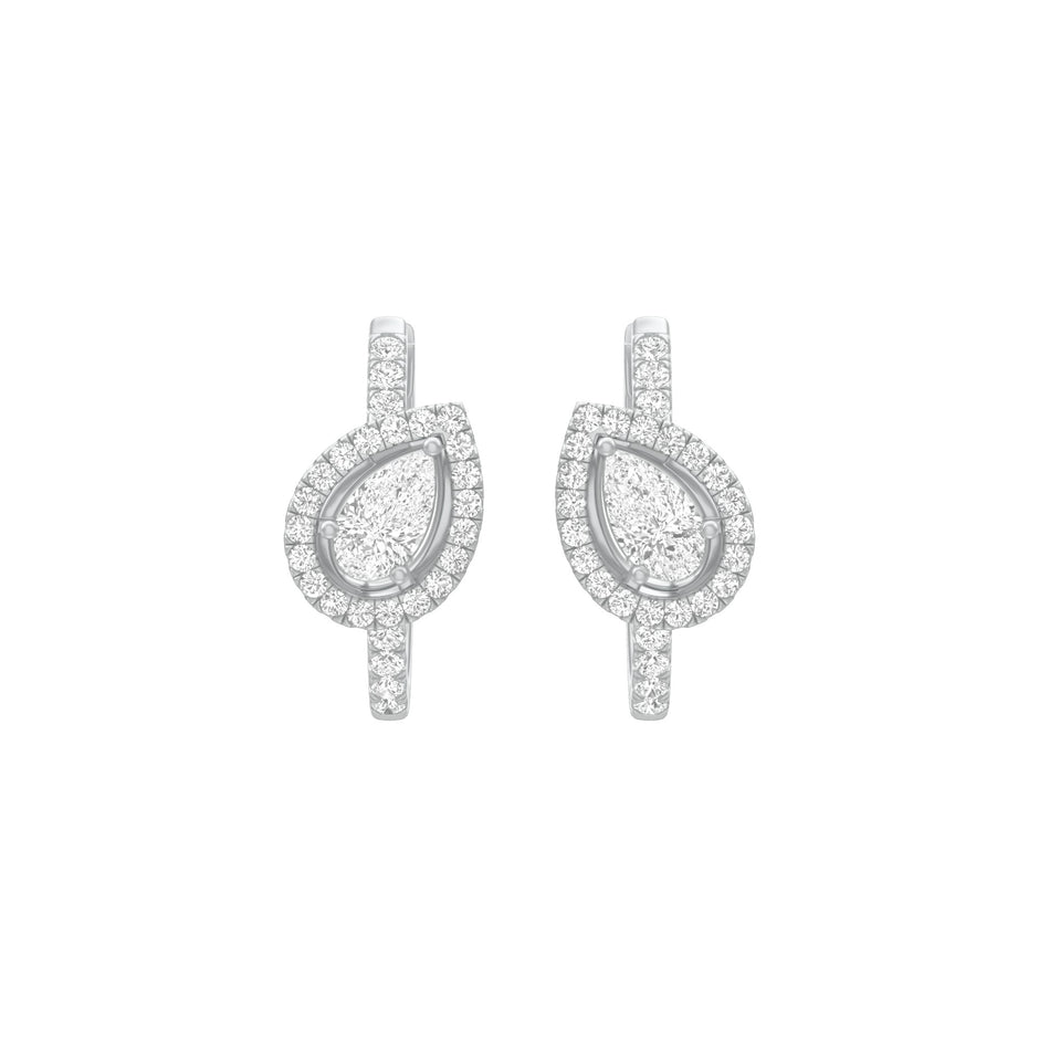 KI-ER00268-040 18 KT / White Gold