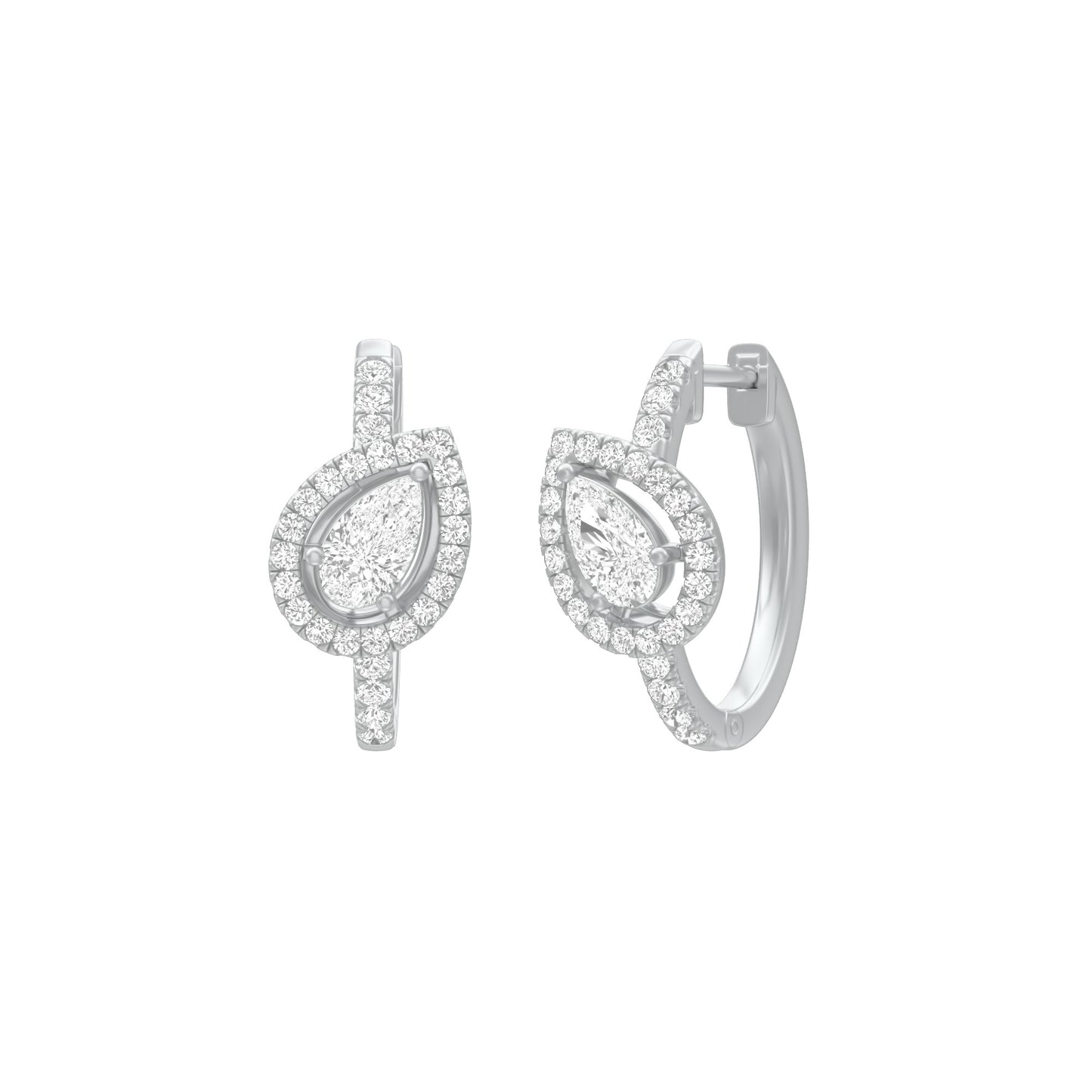 KI-ER00268-040 18 KT / White Gold