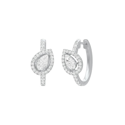 KI-ER00268-040 18 KT / White Gold