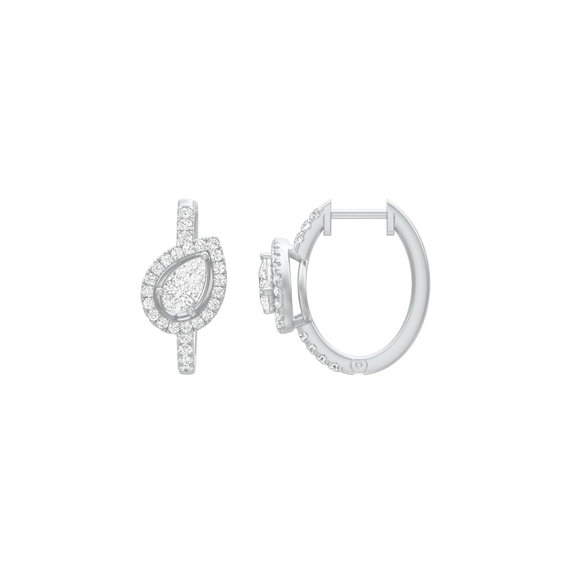 KI-ER00268-040 18 KT / White Gold