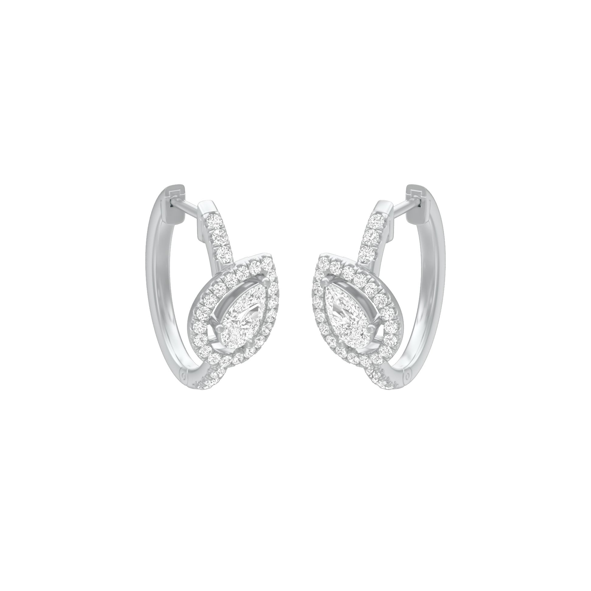 KI-ER00268-040 18 KT / White Gold