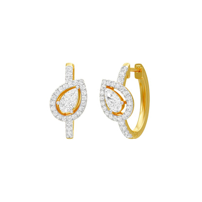 KI-ER00268-040 18 KT / Yellow Gold