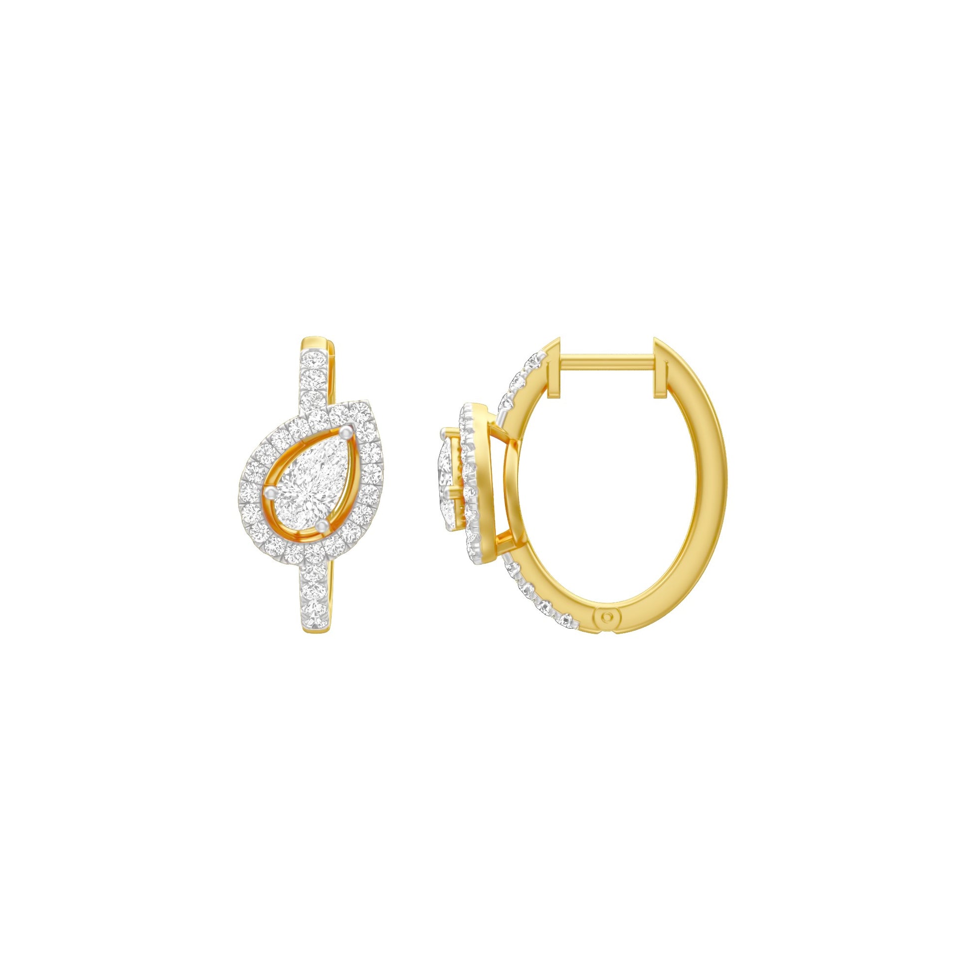 KI-ER00268-040 18 KT / Yellow Gold