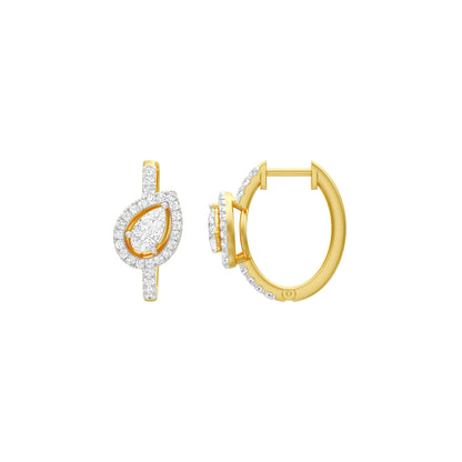 KI-ER00268-040 18 KT / Yellow Gold