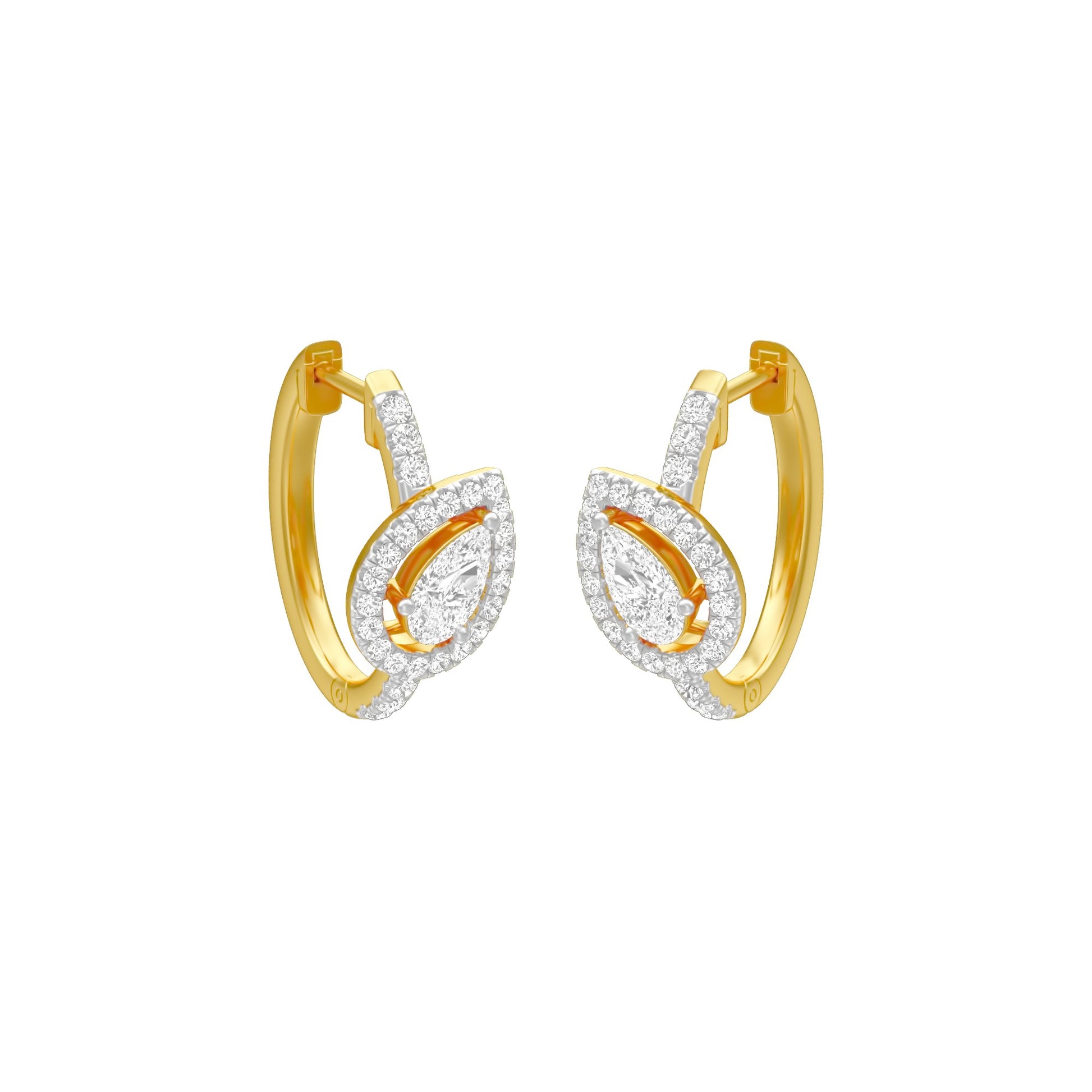KI-ER00268-040 18 KT / Yellow Gold