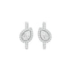 KI-ER00268 18 KT / White Gold