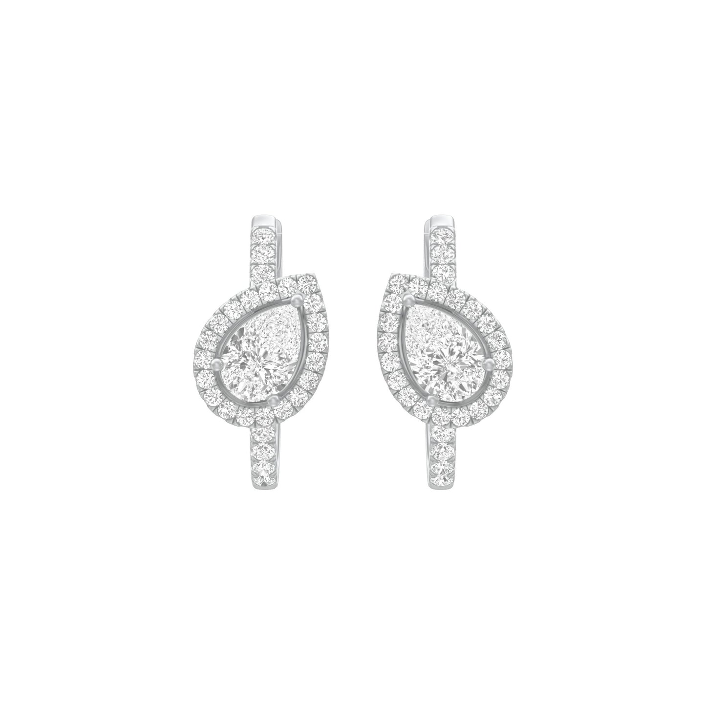 KI-ER00268 18 KT / White Gold