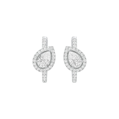 KI-ER00268 18 KT / White Gold