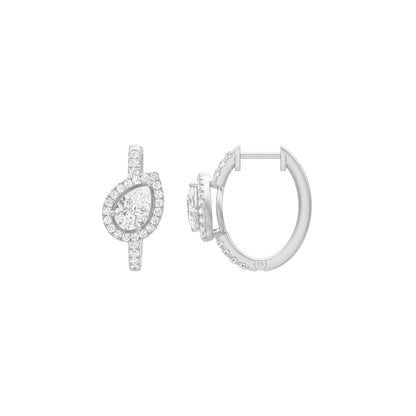 KI-ER00268 18 KT / White Gold