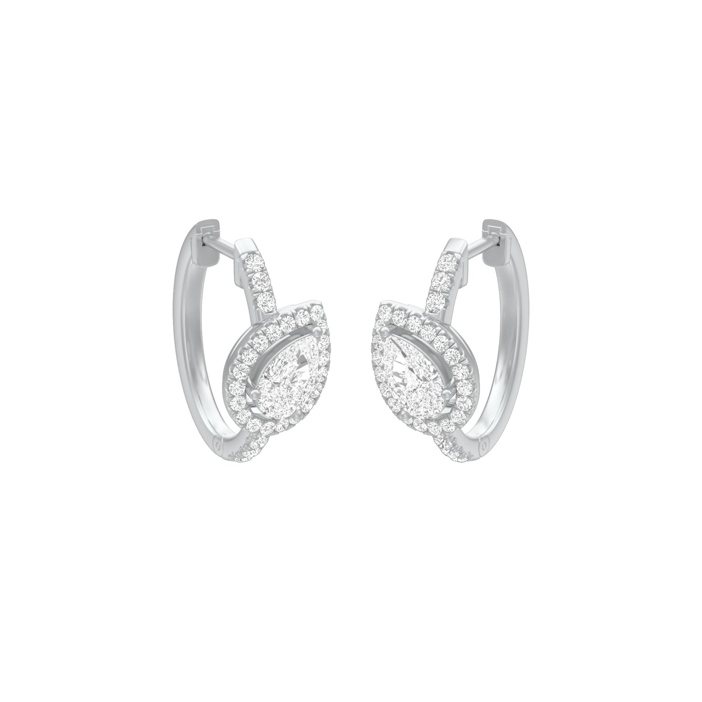 KI-ER00268 18 KT / White Gold