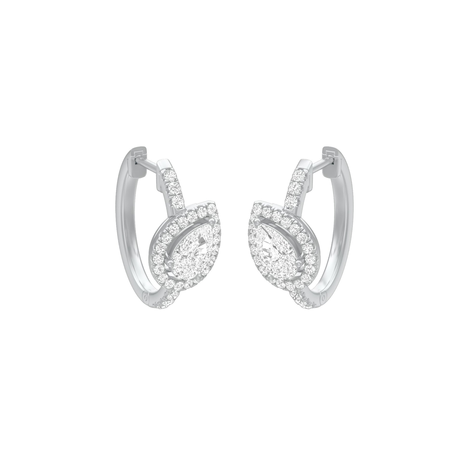 KI-ER00268 18 KT / White Gold