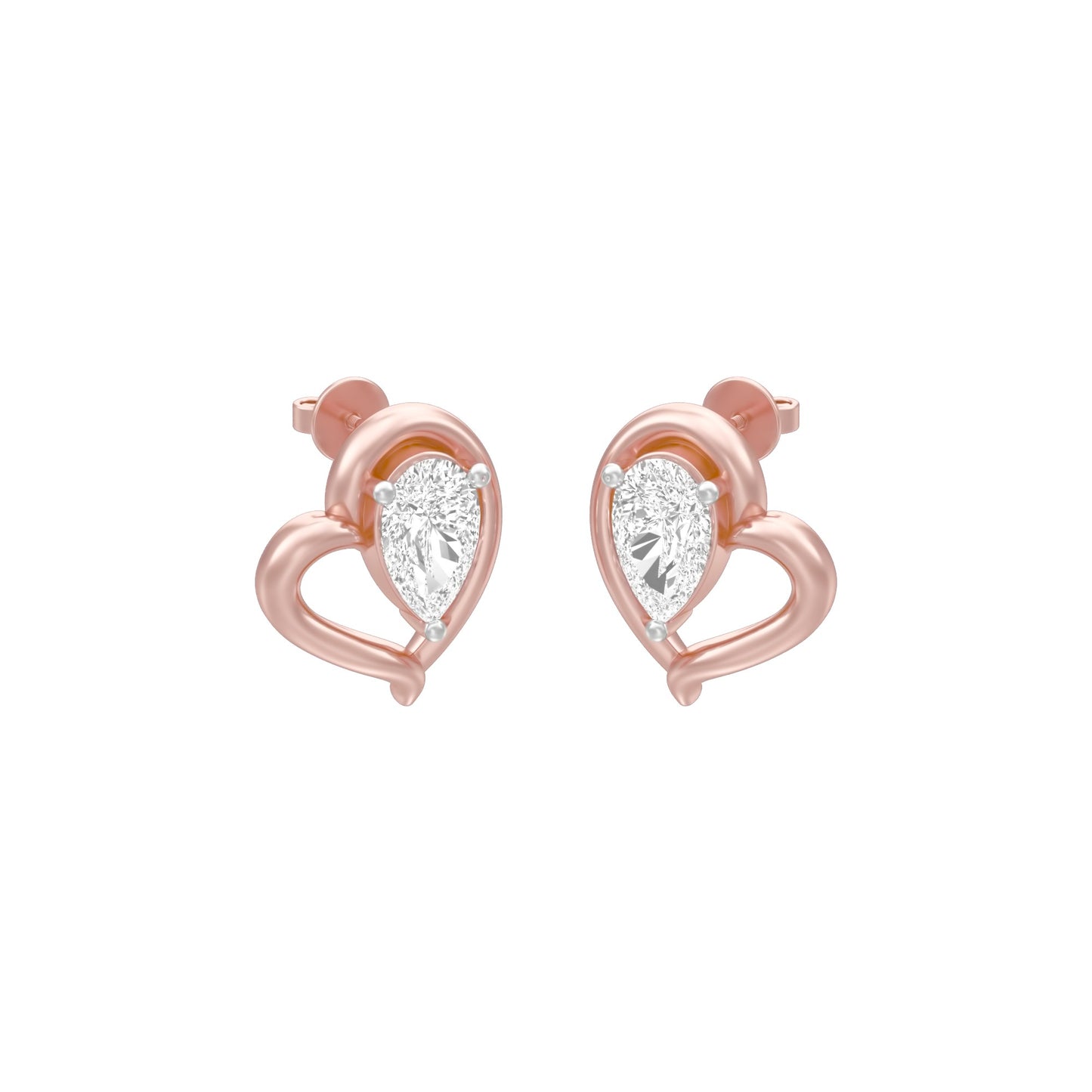 KI-ER00405-PE-025 18 KT / Rose Gold