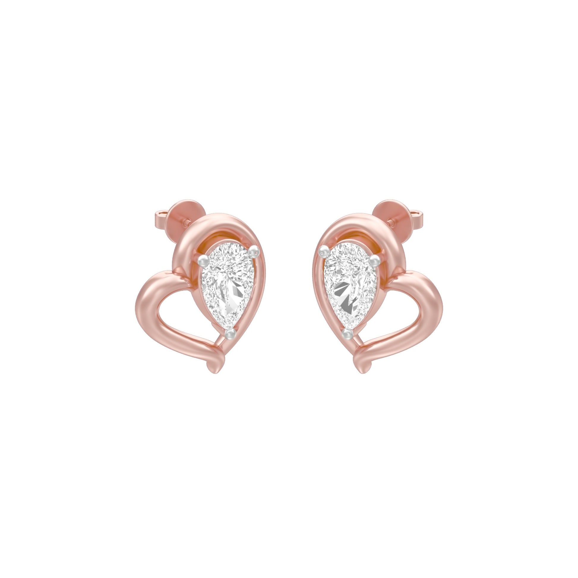 KI-ER00405-PE-025 18 KT / Rose Gold