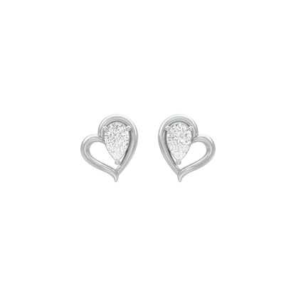 KI-ER00405-PE-025 18 KT / White Gold