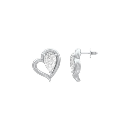 KI-ER00405-PE-025 18 KT / White Gold