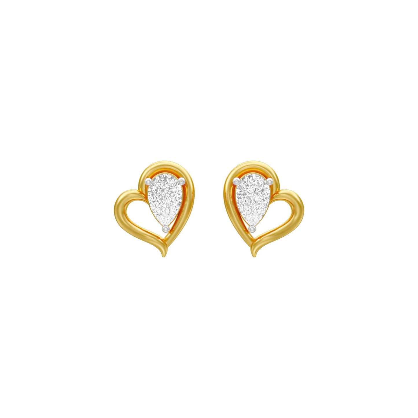 KI-ER00405-PE-025 18 KT / Yellow Gold