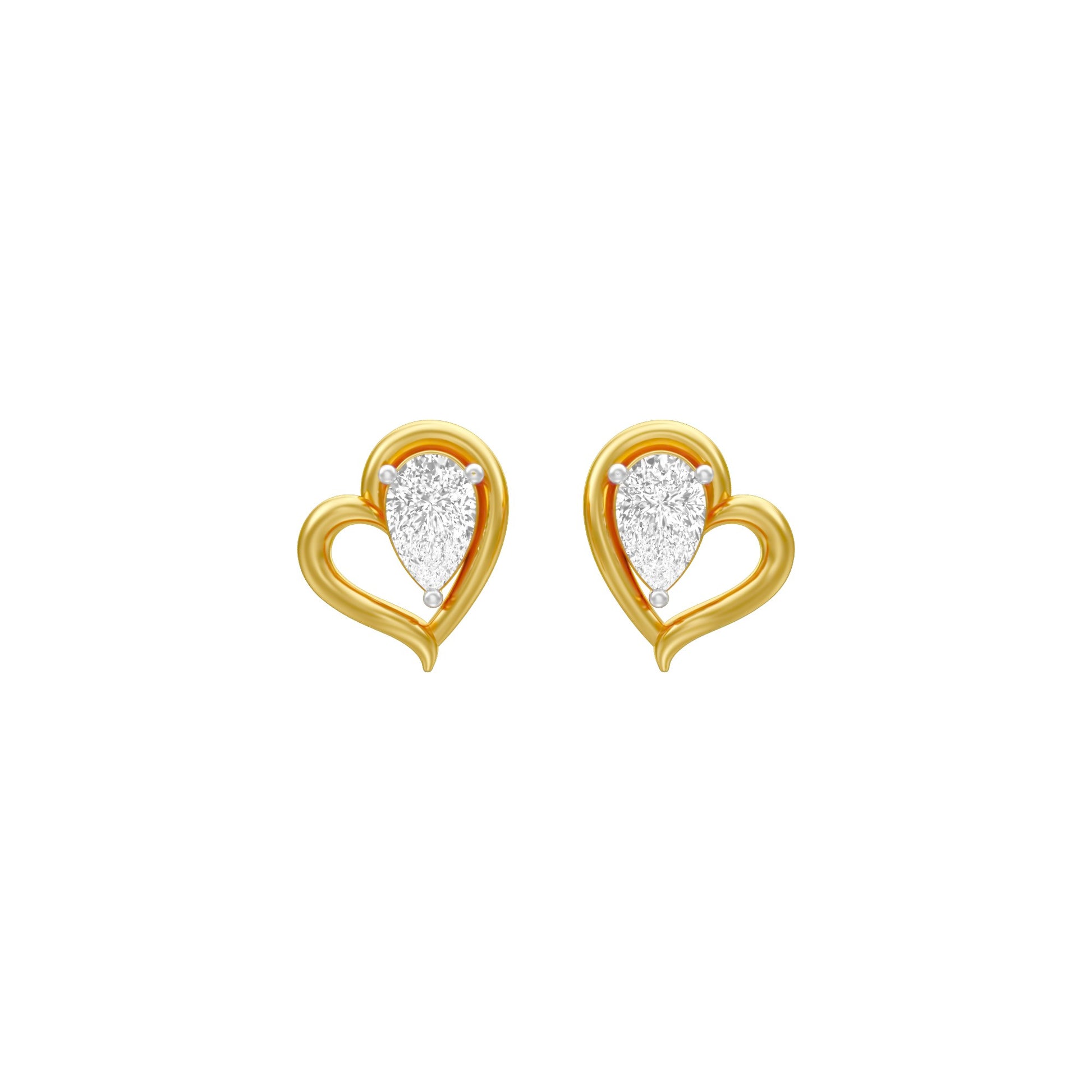 KI-ER00405-PE-025 18 KT / Yellow Gold