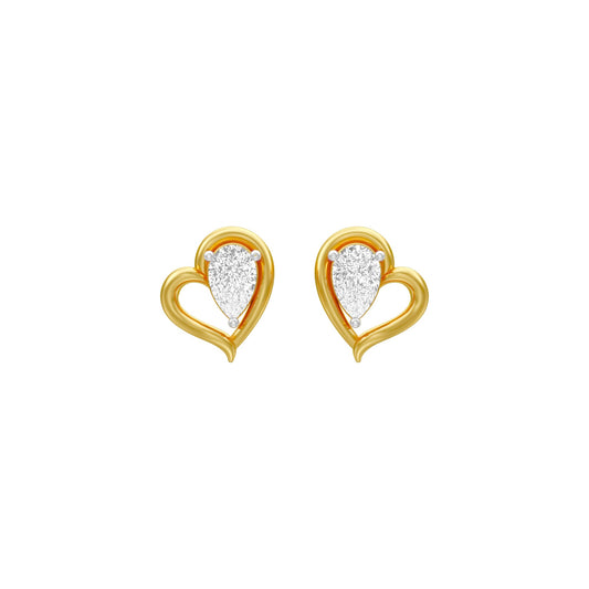 KI-ER00405-PE-025 18 KT / Yellow Gold