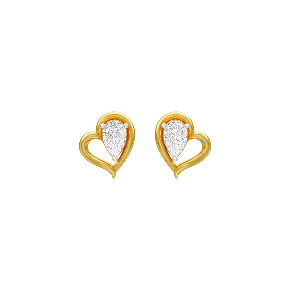KI-ER00405-PE-025 18 KT / Yellow Gold