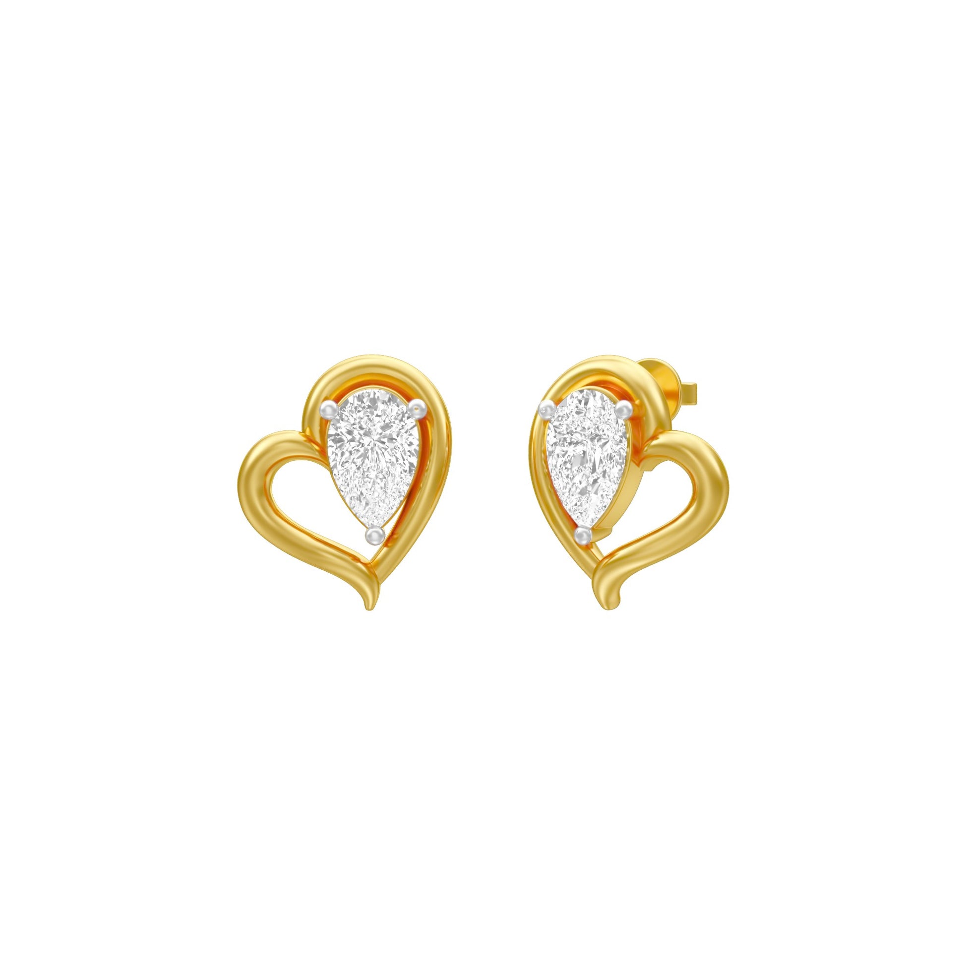 KI-ER00405-PE-025 18 KT / Yellow Gold