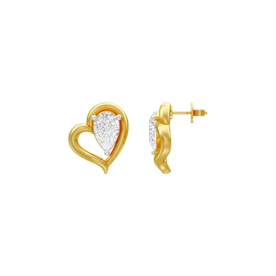 KI-ER00405-PE-025 18 KT / Yellow Gold