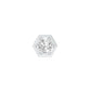 Hexadic Solitaire Diamond Men's Ear Stud 18 KT / White Gold