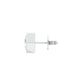 Hexadic Solitaire Diamond Men's Ear Stud 18 KT / White Gold