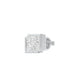 1.5 Carat Princess Diamond Men's Ear Stud