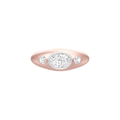The Oval Radiance Diamond Men's Ring