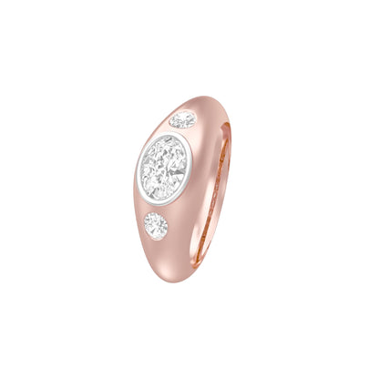 The Oval Radiance Diamond Men's Ring