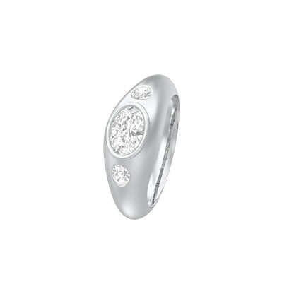 The Oval Radiance Diamond Men's Ring